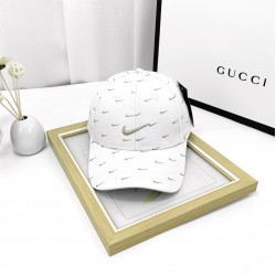 Gorras para hombre y para mujer NIKE logos pequeños, color blanco GOR00014C