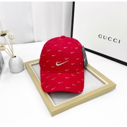 Gorras para hombre y para mujer NIKE logos pequeños, color rojo  GOR00014A