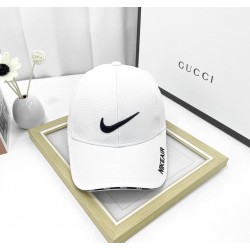 Gorras para hombre y para mujer NIKE flecha grande, color blanco  GOR00015C