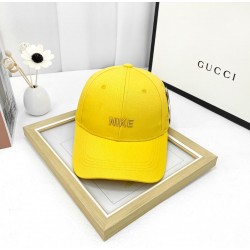 Gorras para hombre y para mujer NIKE con flecha a un lado, color amarillo  GOR00016E