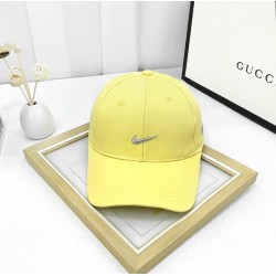 Gorras para hombre y para mujer NIKE con flecha pequeña, color amarillo  GOR00017B