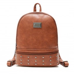 Mochila de cuero sontetico para mujer, antirrobo, bolso de hombro MOC00182