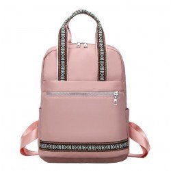 Mochila de estilo casual de nailon para mujer, mochila para portátil BOL00010