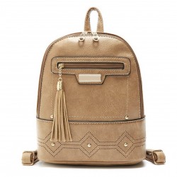 Mochila de cuero sontetico para mujer, antirrobo, bolso de hombro MOC00183