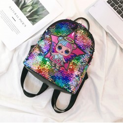 Mochila pequeña con lentejuelas, diseño L.O.L. MOC00082