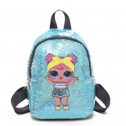 Mochila para niños con lentejuelas, diseño L.O.L. MOC00083