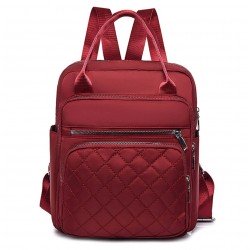 Mochila de moda de nailon impermeable para mujer, colores lisos MOC00260