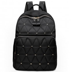 Mochila de moda de nailon impermeable para mujer, colores lisos MOC00262