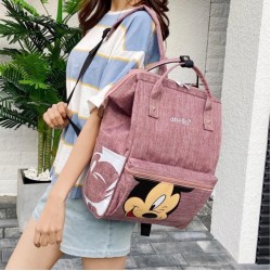 Mochila pañalera impermeable de gran capacidad diseño Mickey Mouse MOC00268 Mochila pañalera impermeable de gran capacidad diseño Mickey Mouse MOC00268
