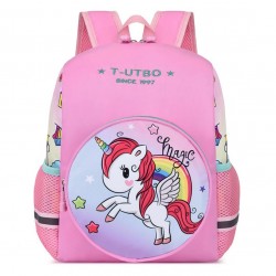 Mochila impermeable mediana  para el kinder, diseño UNICORNIO  MOC00297