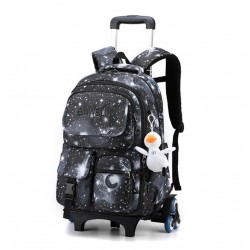 Bulto con rondines para niña, mochila para primaria, color negro MOC00313
