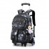 Bulto con rondines para niña, mochila para primaria, color negro MOC00313
