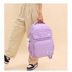 Bulto grande con rondines para niños, mochila escolar, color morado MOC00315 Bulto grande con rondines para niños, mochila escolar, color morado MOC00315