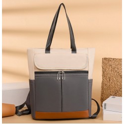 Mochila grande de nailon impermeable para mujer; mochila para laptop MOC00360