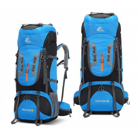 Mochila  grande para senderismo marca Free Knight de 80L MOC00382