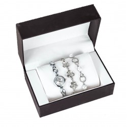 Reloj de cuarzo para mujer (cristal, cerámica y acero inoxidable) REL00008