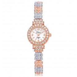 ManChDa - Reloj de lujo para mujer, con movimiento de cuarzo, con diamantes de imitación REL00083