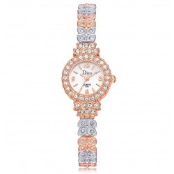 ManChDa - Reloj de lujo para mujer, con movimiento de cuarzo, con diamantes de imitación REL00083