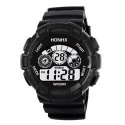 Reloj digital de hule marca HONHX para hombres REL00105