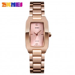 Reloj rectangular para mujer de acero inoxidable REL00134