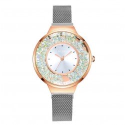 Reloj de cuarzo para mujer con correa de malla REL00084