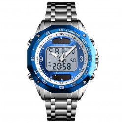 Reloj de pulsera para hombre con energía solar, pantalla doble, digital, analógico, deportivo REL00055