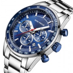 Reloj MINI FOCUS de acero inoxidable, resistente al agua REL00077