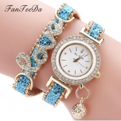 Moda Mujeres Dama pulsera de reloj de cuarzo analógico REL00024 Moda Mujeres Dama pulsera de reloj de cuarzo analógico REL00024