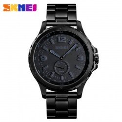 Reloj de acero inoxidable con correa de acero oinoxidable, estilo clásico, casual, resistente al agua REL00146