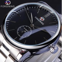 Reloj original marca FORSINING analógico para hombre con correa de acero inoxidable REL00047