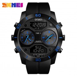 reloj de cuarzo moda casual, faja de hule, contra agua REL00138
