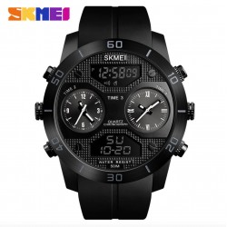 reloj de cuarzo moda casual, faja de hule, contra agua REL00138