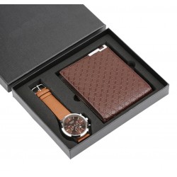 Juego de regalo patra hombre reloj y billetera REL00092A