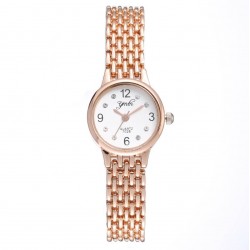 Reloj de dama con diamantes de acero inoxidable REL00041