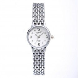 Reloj de dama con diamantes de acero inoxidable REL00041