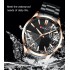 Reloj de pulsera para hombre, estilo simple, resistente al agua, correa de acero REL00062