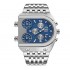 Reloj grande de acero inoxidable XSVO para hombre REL00093