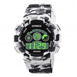 Reloj digital de hule marca HONHX para hombres REL00105