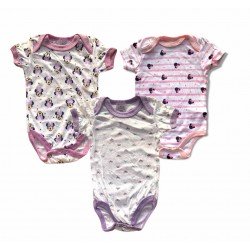 Mamelucos de bebé, mamelucos para niña, 0-3 meses MAM00004