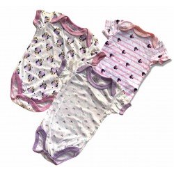 Mamelucos de bebé, mamelucos para niña, 0-3 meses MAM00004