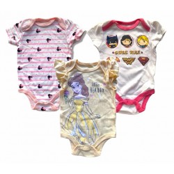 Mamelucos de bebé, mamelucos para niña, 0-3 meses MAM00005