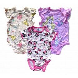 Mamelucos de bebé, mamelucos para niña, 0-3 meses MAM00006
