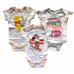 Mamelucos de bebé, mamelucos para niña, 0-3 meses MAM00008