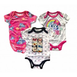 Mamelucos de bebé, mamelucos para niña, 0-3 meses MAM00009