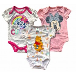 Mamelucos de bebé, mamelucos para niña, 0-3 meses MAM00010