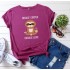 Camiseta para mujer divertida con diseño de café CAM00015C