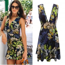 Vestido para mujer sin mangas color verde VES00001A Vestido para mujer sin mangas color verde VES00001A