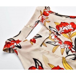 Camisa sin mangas de verano con estampado floral para mujer CAM00007A