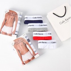 Boxers para hombre, juego de 3 piezas negro, azul, gris BOX00003A