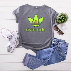Camiseta para mujer divertida con diseño de aguacate CAM00014A